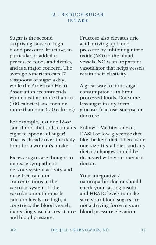 A page from the magazine with information about weight loss.