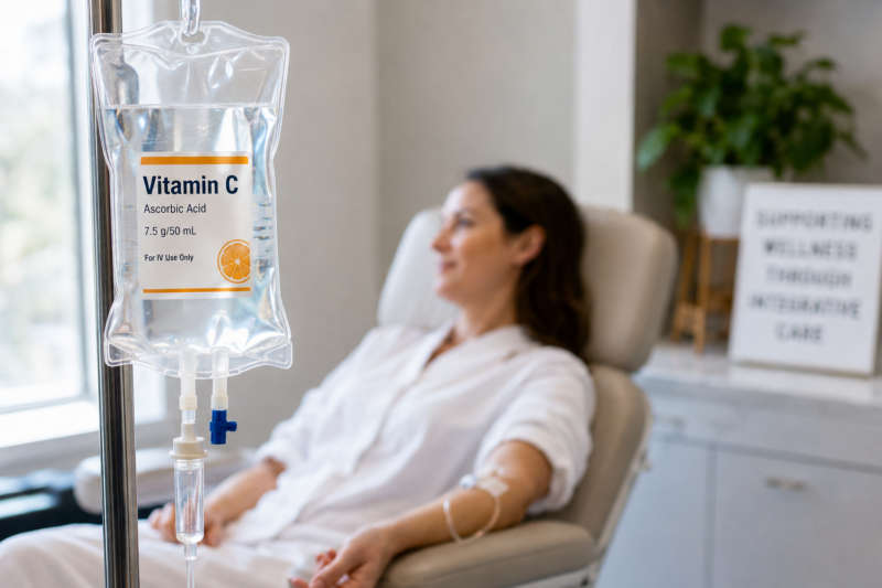 IV vitamin C infusion in a clinical setting for integrative cancer support